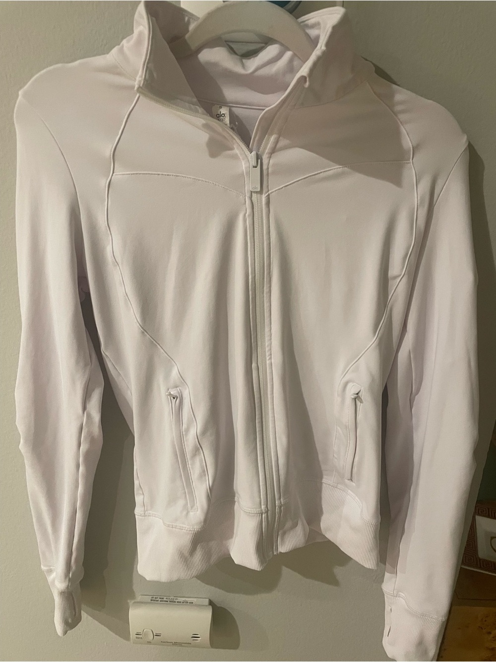 Alo Women’s Full-Zip Lightweight Jacket - White